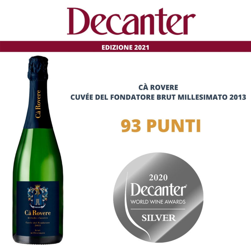 Cà Rovere premiata ai Decanter Wine Awards 2021